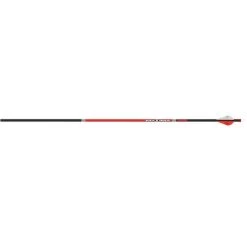 Carbon Express MAXIMA RED Series Arrow With Blazer Vanes, 250, 0.295" Dia, 31-1/2" L, Carbon