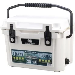 Outdoor Revival Rugged Cooler, White, 20 Qt