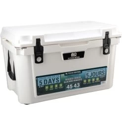 Outdoor Revival Rugged Cooler, White, 45 Qt