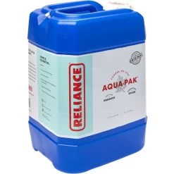 Reliance Products Aqua-Pak 8905-03 Water Storage Container, 2.5 Gal Capacity, 9-1/4 In L, 7-1/2 In W, 12 In H