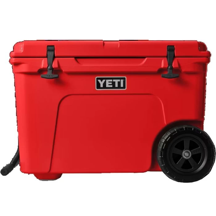 YETI Tundra Haul Wheeled Cooler, Rescue Red